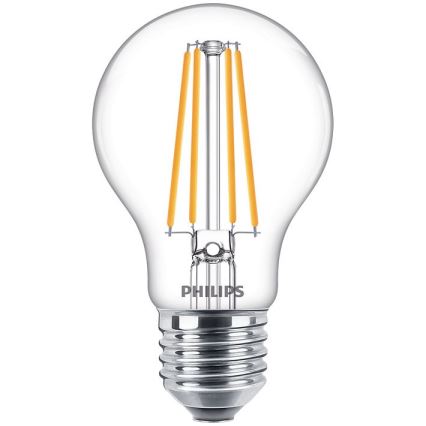 3 db Philips VINTAGE LED izzó, E27, 8,5 W, 230 V, 2700 K