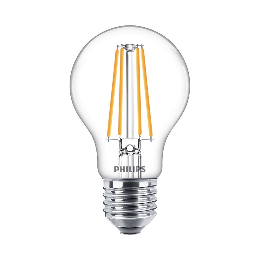 3 db Philips VINTAGE LED izzó, E27, 8,5 W, 230 V, 2700 K