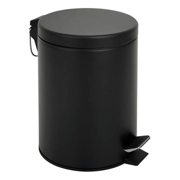 3 l-es fekete szemetes kosár