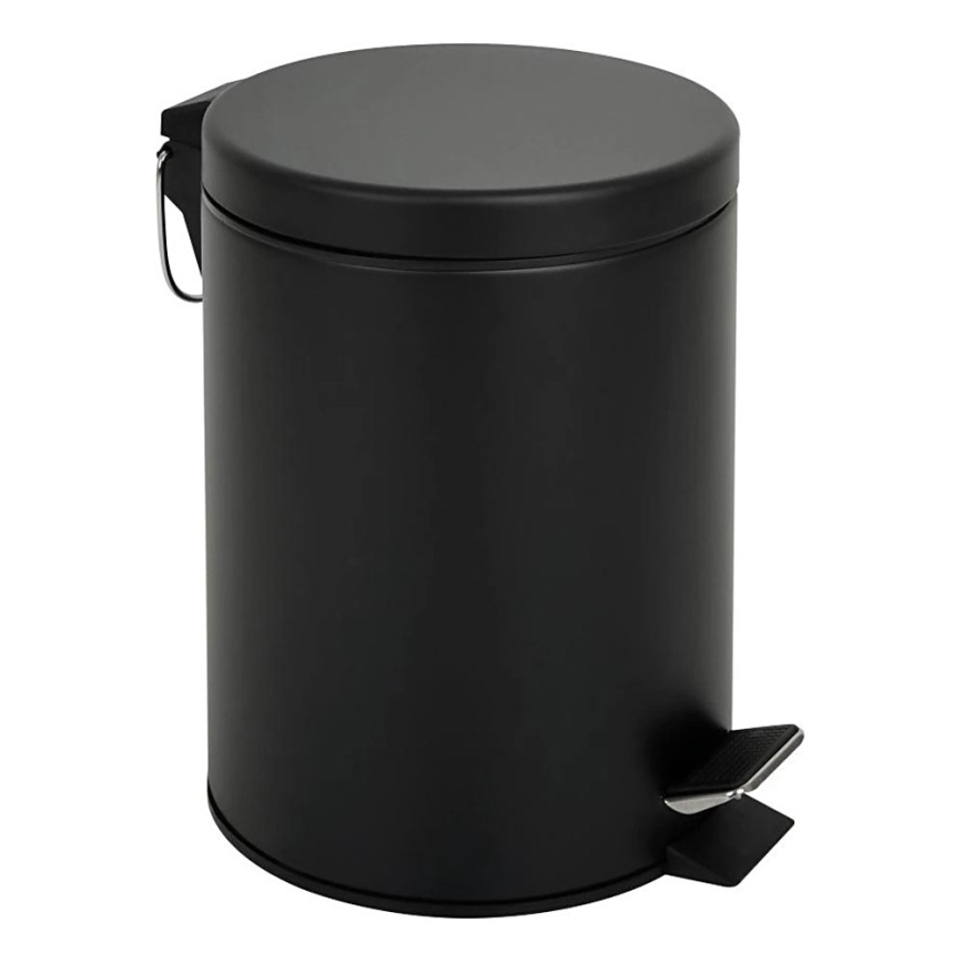 3 l-es fekete szemetes kosár