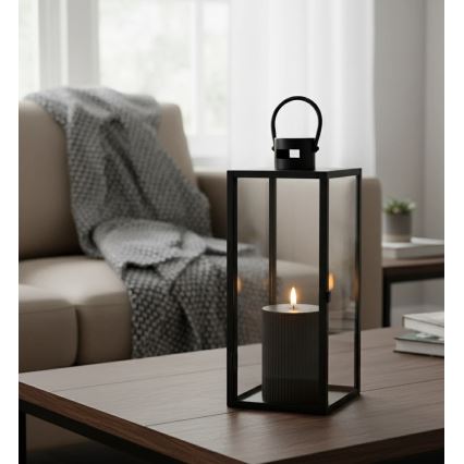 3x BRILLO LED gyertya LED/2xAA, fekete, távirányítóval