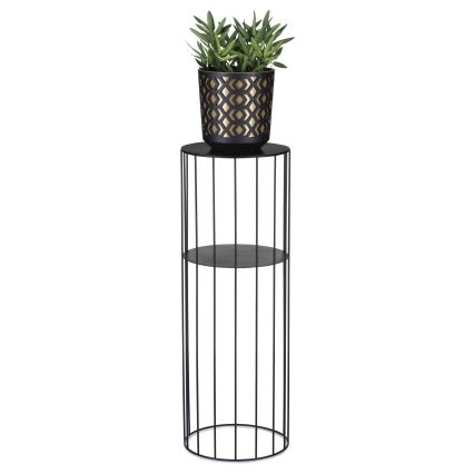 SZETT 3x LOFT virágtartó állvány fekete