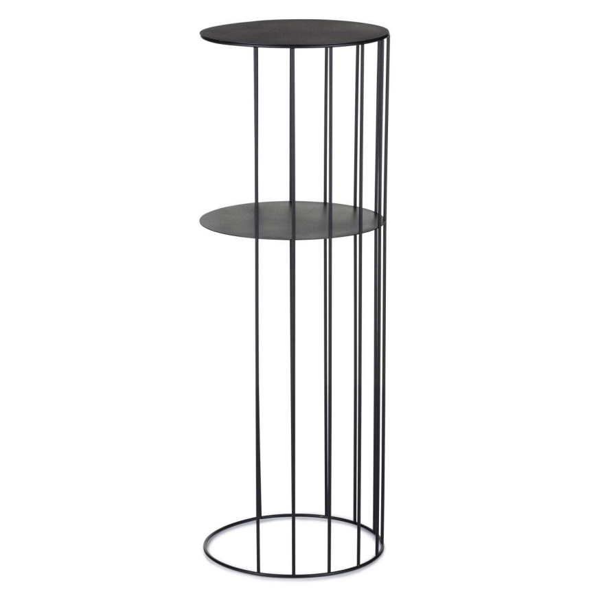 SZETT 3x LOFT virágtartó állvány fekete