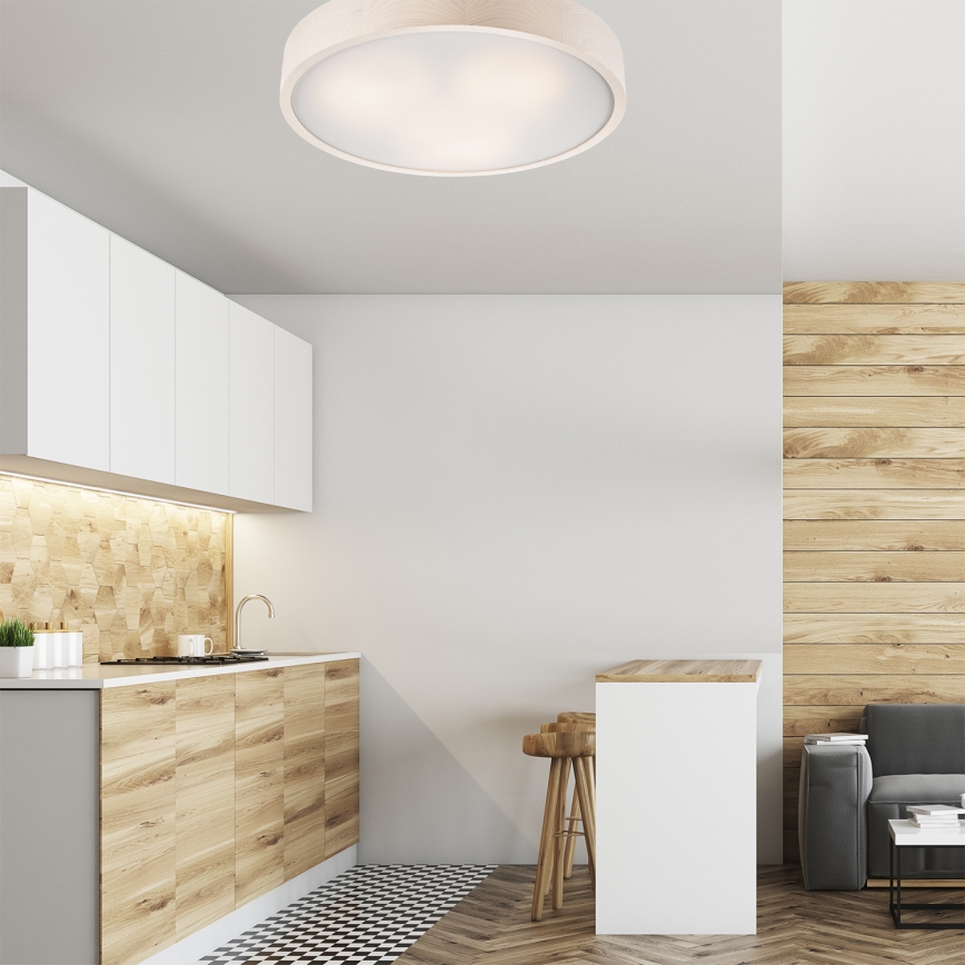 Mennyezeti lámpa 3xE27/60W/230V fenyő