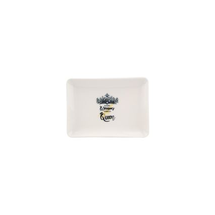4 darabos étkészlet fekete/fehér/porcelán
