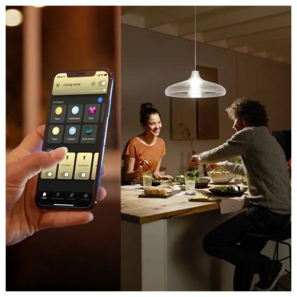 4 darabos készlet LED dimmelhető izzó Philips Hue WHITE E27/7W/230V 2700K