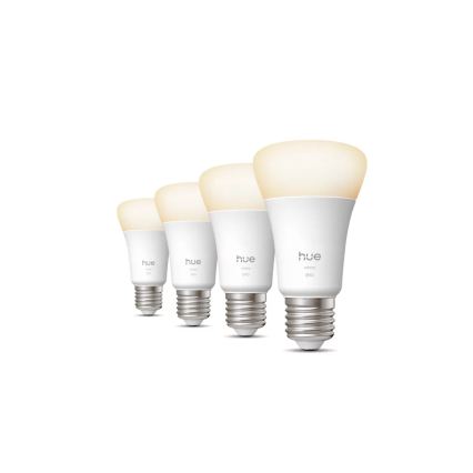 4 darabos készlet LED dimmelhető izzó Philips Hue WHITE E27/7W/230V 2700K