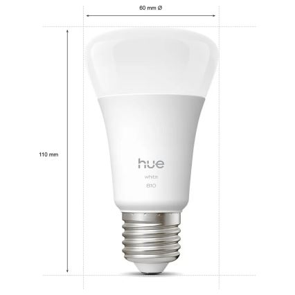 4 darabos készlet LED dimmelhető izzó Philips Hue WHITE E27/7W/230V 2700K
