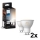 4 darabos szett Philips Hue WHITE AMBIANCE GU10 dimmelhető LED-izzó, 4,2W/230V, 2200-6500K
