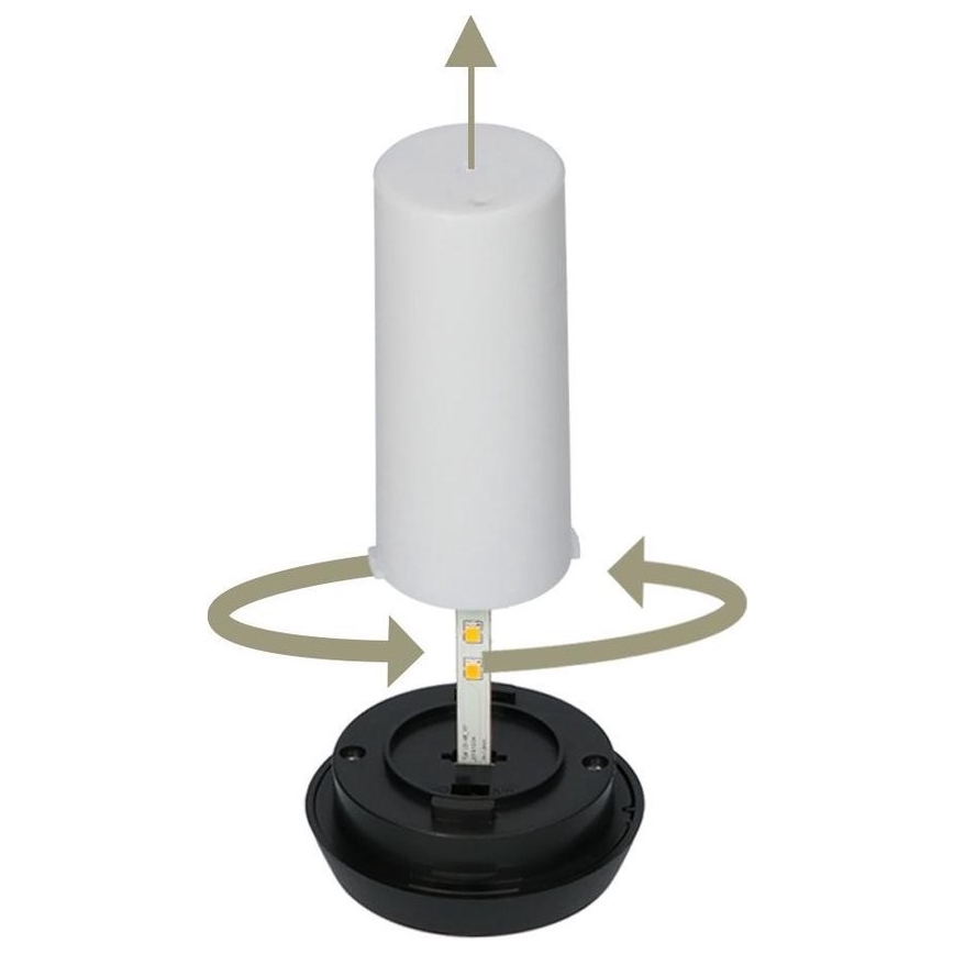 SZETT 4 db LED Napelemes lámpa 4xLED/3,6V 1xAAA IP44 100 mAh