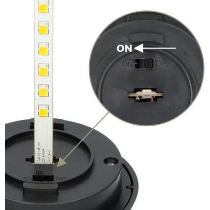 SZETT 4 db LED Napelemes lámpa 4xLED/3,6V 1xAAA IP44 100 mAh
