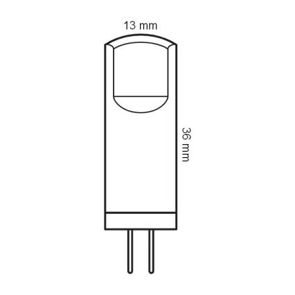 5 darabos szett LED izzó PIN G4/1,8W/12V 2700K - Osram