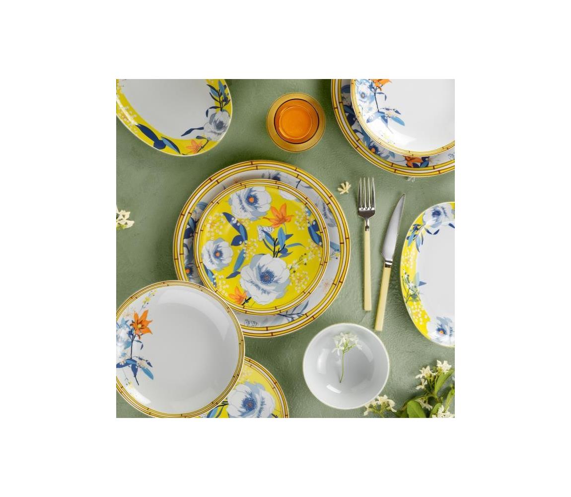 50 darabos színes/porcelán étkészlet 973BRS2701