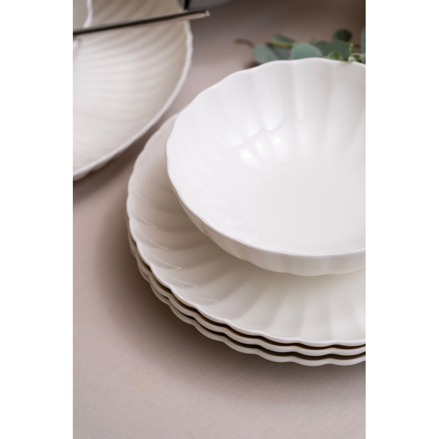 52 darabos fehér/porcelán étkészlet