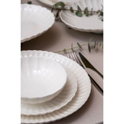 52 darabos fehér/porcelán étkészlet