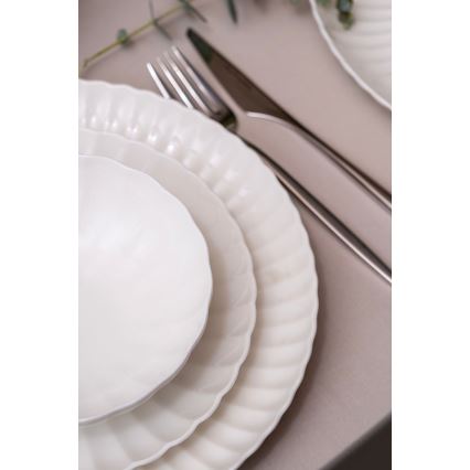 52 darabos fehér/porcelán étkészlet