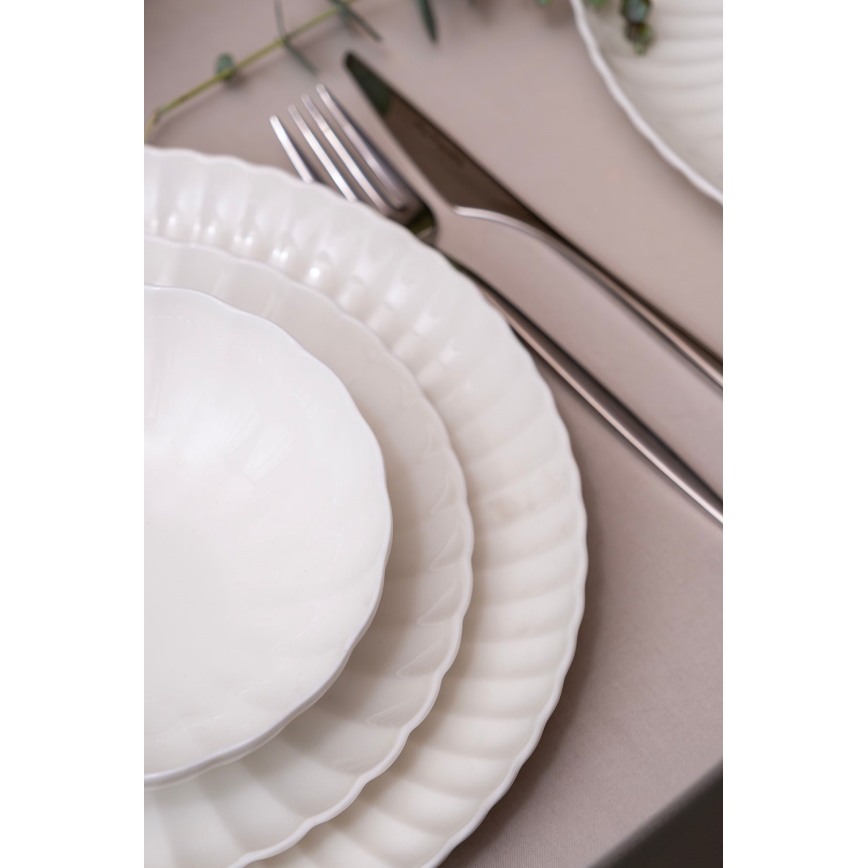 52 darabos fehér/porcelán étkészlet