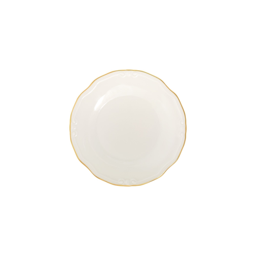 53 darabos étkészlet fehér/arany/porcelán