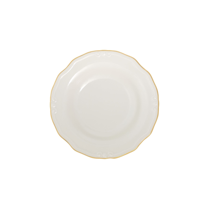 53 darabos étkészlet fehér/arany/porcelán