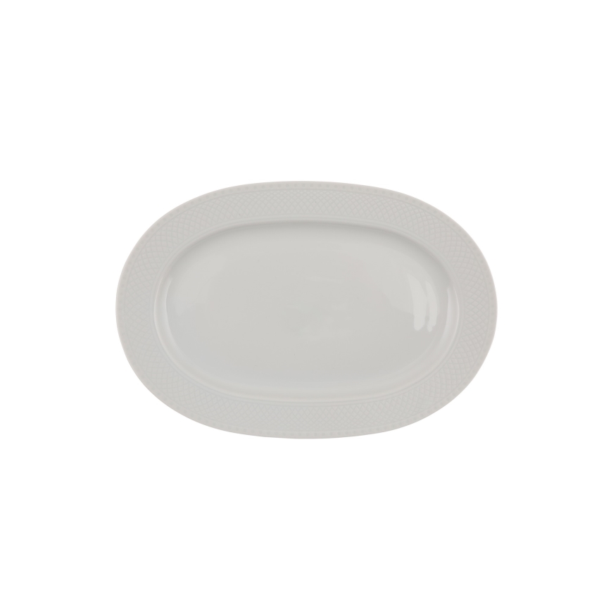 53 darabos étkészlet, fehér/porcelán