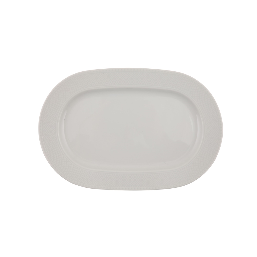 53 darabos étkészlet, fehér/porcelán