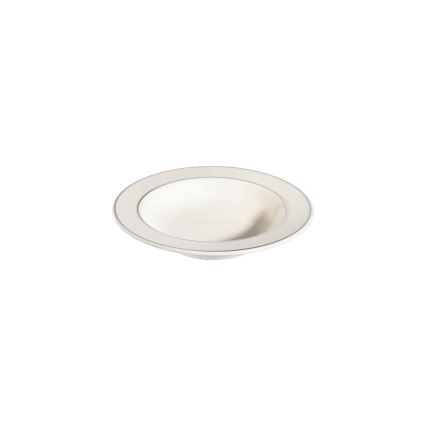 53 darabos étkészlet krémszínű/ezüst/porcelán