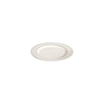 53 darabos étkészlet krémszínű/ezüst/porcelán