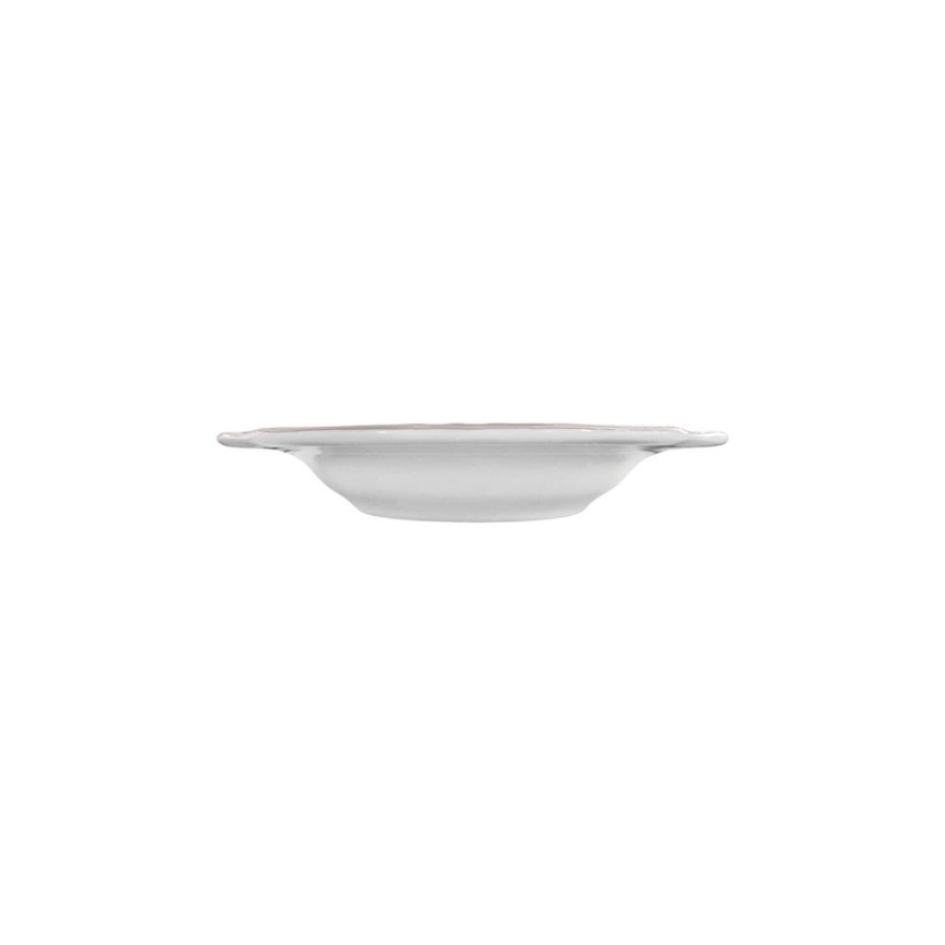 53 részes étkészlet, fehér/ezüst, porcelán