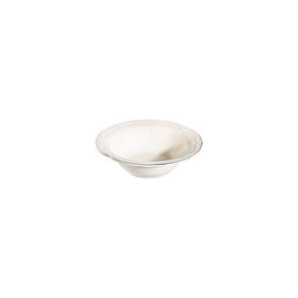 53 részes porcelán étkészlet, fehér/ezüst