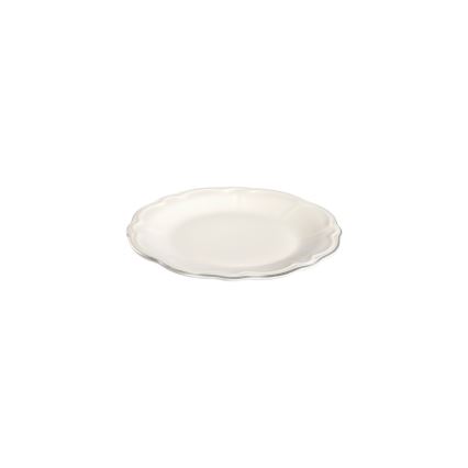 53 részes porcelán étkészlet, fehér/ezüst