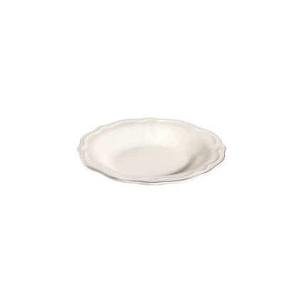 53 részes porcelán étkészlet, fehér/ezüst