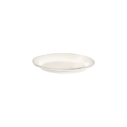53 részes porcelán étkészlet, fehér/ezüst
