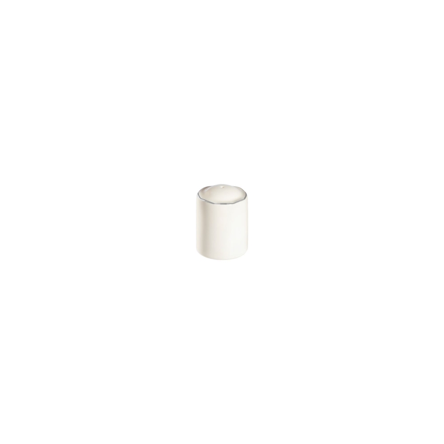 53 részes porcelán étkészlet, fehér/ezüst