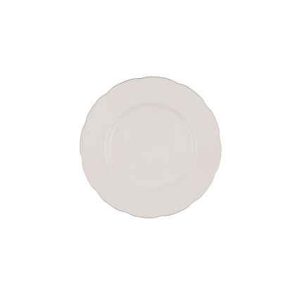 54 részes étkészlet, fehér/ezüst/csontporcelán