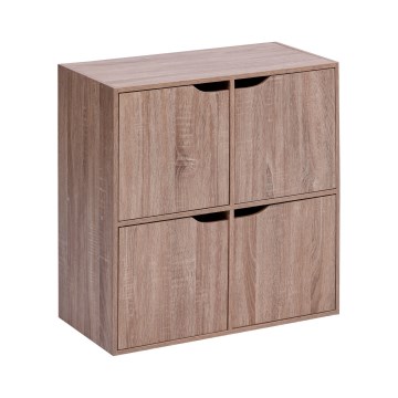 5five - Komód TIDY 68x68x32 cm barna