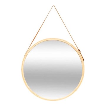 5five - LOFT fali tükör átm. 50 cm bambusz