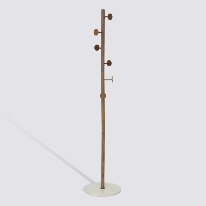 5five - PERY álló fogas 175x36,5 cm barna/fehér