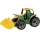 65 cm-es traktor lapáttal, zöld/sárga