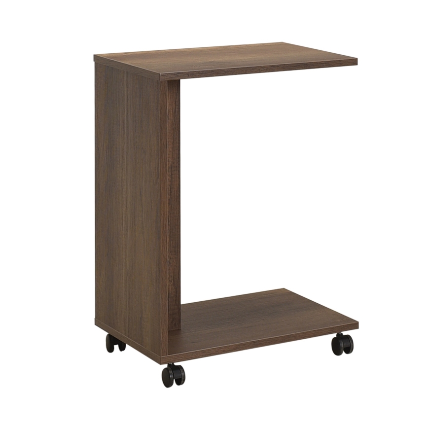 Oldalsó asztal 65x35 cm barna