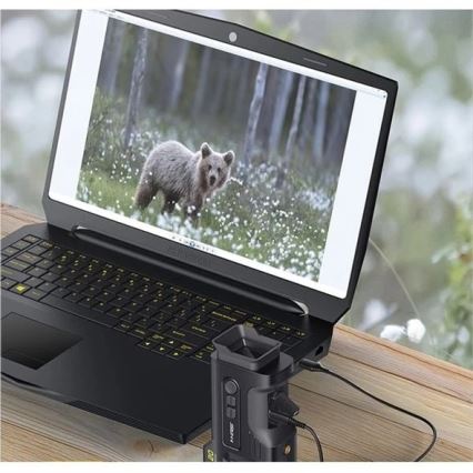 6x25-ös éjjellátó monokuláris távcső, 2000 mAh akkumulátorral