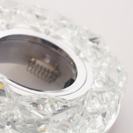 Emithor 71094 - LED mennyezeti lámpa CRYSTAL FIX 1xGU10/50W + LED/3W SZALAG