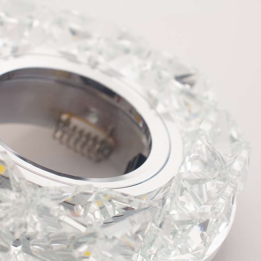 Emithor 71094 - LED mennyezeti lámpa CRYSTAL FIX 1xGU10/50W + LED/3W SZALAG