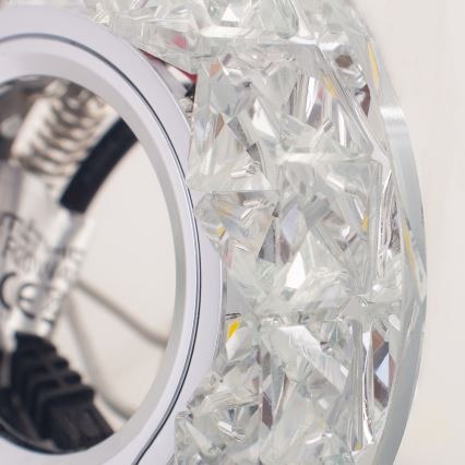 Emithor 71094 - LED mennyezeti lámpa CRYSTAL FIX 1xGU10/50W + LED/3W SZALAG