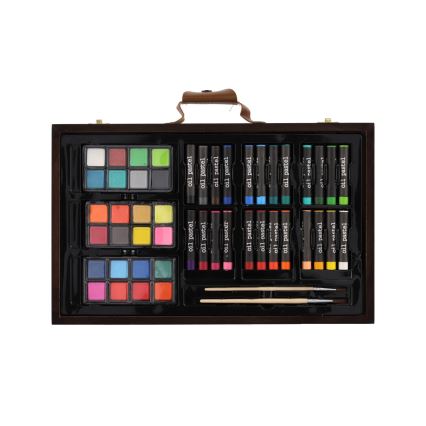 79 darabos ART BOX festőkészlet praktikus bőröndben