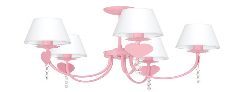 Gyermek csillár kislányoknak: hercegnő és Hello Kitty