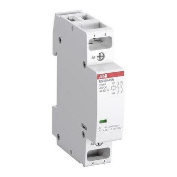 ABB 1SBE121111R0611 - 2 pólusú beépítési kontaktor ESB20-11N-06 230V