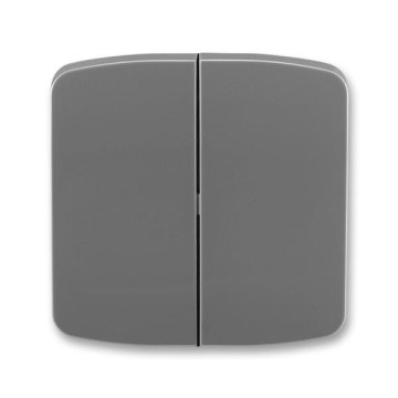 ABB 3558A-A652 S2 - Osztott kapcsoló előlap TANGO sötétszürke