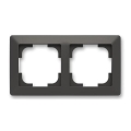 ABB 3901T-A00020 137 - ZONI dupla keret matt fekete