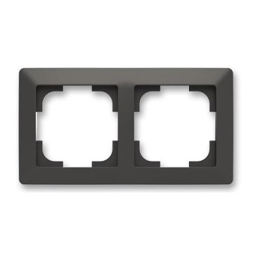 ABB 3901T-A00020 137 - ZONI dupla keret matt fekete