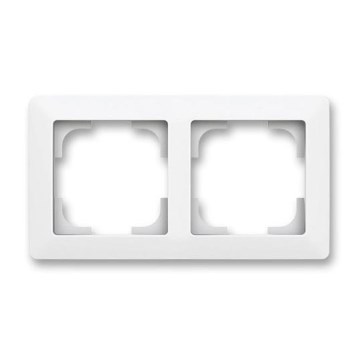 ABB 3901T-A00020 240 - Dupla keret ZONI matt fehér